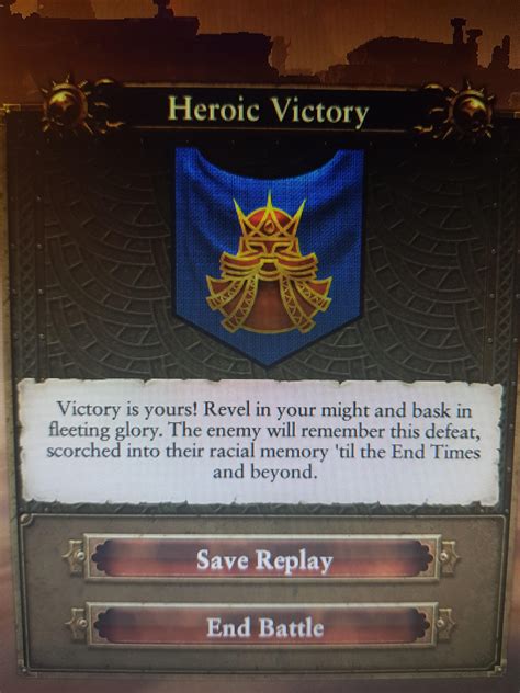 heroic victory warhammer 2.